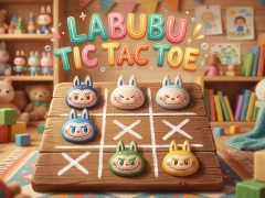 Labubu Tic Tac Toe — δωρεάν online παιχνίδι