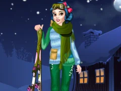 Princess Winter Skiing — δωρεάν online παιχνίδι