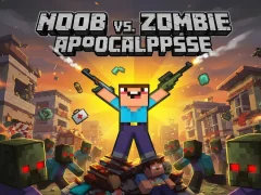 Noob vs Zombie Apocalypse — δωρεάν online παιχνίδι