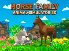 Horse Family Animal Simulator 3D — δωρεάν online παιχνίδι