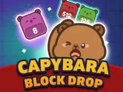 Capybara Block Drop — δωρεάν online παιχνίδι