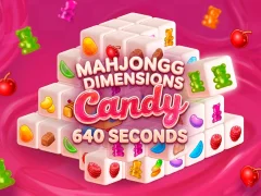 Mahjongg Dimensions Candy 640 seconds — δωρεάν online παιχνίδι