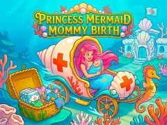 Princess Mermaid Mommy Birth — δωρεάν online παιχνίδι