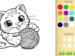 Cat Coloring Book — δωρεάν online παιχνίδι