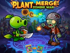 Plant Merge: Zombie War — δωρεάν online παιχνίδι