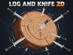 Log And Knife 2D — δωρεάν online παιχνίδι