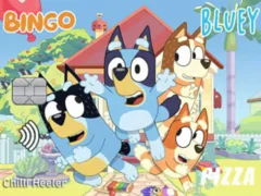 Jigsaw Puzzle: Bluey Credit Card — δωρεάν online παιχνίδι