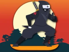 Lava And Nninja Skateboard — δωρεάν online παιχνίδι