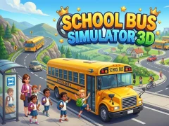 School Bus Simulator 3D — δωρεάν online παιχνίδι