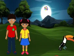 Siblings Escape From Dark Forest — δωρεάν online παιχνίδι