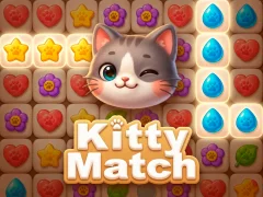 Kitty Match 3 — δωρεάν online παιχνίδι
