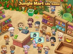Jungle Mart idle game — δωρεάν online παιχνίδι