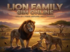 Lion Family Sim Online — δωρεάν online παιχνίδι