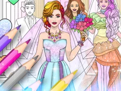 Wedding Coloring Dress Up — δωρεάν online παιχνίδι
