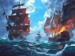 Pirate Ships: Build and Fight — δωρεάν online παιχνίδι