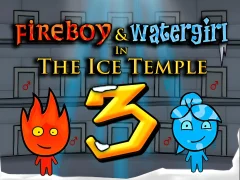Fireboy and Watergirl 3 - The Ice Temple — δωρεάν online παιχνίδι