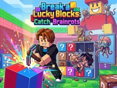 Break a Lucky Blocks: Catch Brainrots — δωρεάν online παιχνίδι