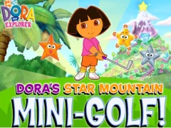 Dora The explorer Dora's Star Mountain Mini-Golf — δωρεάν online παιχνίδι