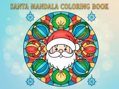 Santa Mandala Coloring Book — δωρεάν online παιχνίδι