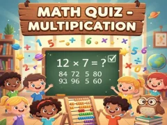 Math Quiz - Multiplication — δωρεάν online παιχνίδι