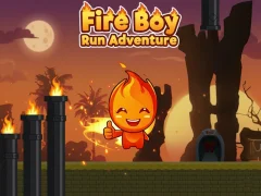 Fire Boy Run Adventure — δωρεάν online παιχνίδι