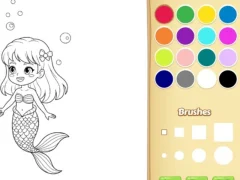 Mermaid Coloring Book For Kids — δωρεάν online παιχνίδι