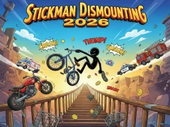 Stickman Dismounting 2026 — δωρεάν online παιχνίδι