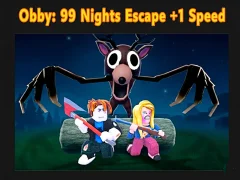 Obby: 99 Nights Escape +1 Speed — δωρεάν online παιχνίδι