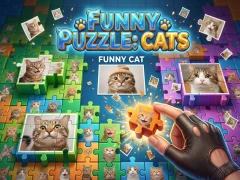 Funny Puzzle: Cats — δωρεάν online παιχνίδι