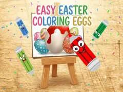 Easy Easter Coloring Eggs — δωρεάν online παιχνίδι