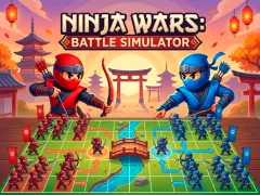 Ninja Wars: Battle Simulator — δωρεάν online παιχνίδι