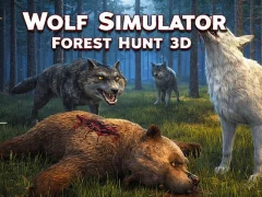 Wolf Simulator Forest Hunt 3D — δωρεάν online παιχνίδι