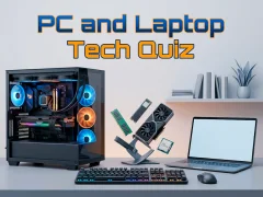 PC and Laptop Tech Quiz — δωρεάν online παιχνίδι