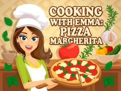 Cooking with Emma Pizza Margherita — δωρεάν online παιχνίδι
