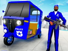 Police Auto Rickshaw Taxi — δωρεάν online παιχνίδι