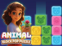 Animal Block Pop Puzzle — δωρεάν online παιχνίδι