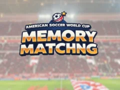 American Soccer World Cup Memory Matching — δωρεάν online παιχνίδι