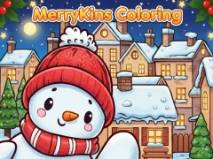 MerryKins Coloring — δωρεάν online παιχνίδι