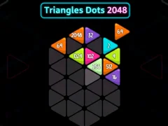 Triangles Dots 2048 — δωρεάν online παιχνίδι