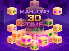 Mahjong 3D Time — δωρεάν online παιχνίδι