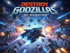 Destroy Godzillas: 3D Shooter — δωρεάν online παιχνίδι