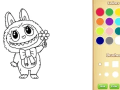 Labubu Doll Coloring Book for Kids — δωρεάν online παιχνίδι