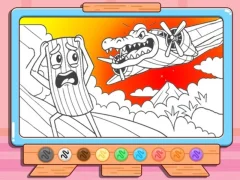 Coloring Book: Bombardino Crocodilo — δωρεάν online παιχνίδι