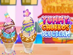 Yummy Churros Ice Cream — δωρεάν online παιχνίδι