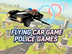 Flying Car Game Police Games — δωρεάν online παιχνίδι