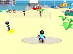 Stickman Beach Volleyball — δωρεάν online παιχνίδι