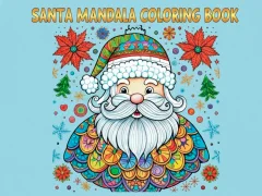 Santa Mandala Coloring Pages — δωρεάν online παιχνίδι