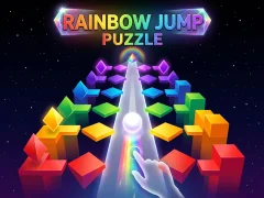 Rainbow Jump Puzzle — δωρεάν online παιχνίδι