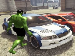 Chained Car vs Hulk — δωρεάν online παιχνίδι