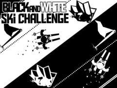 Black and White Ski Challenge — δωρεάν online παιχνίδι